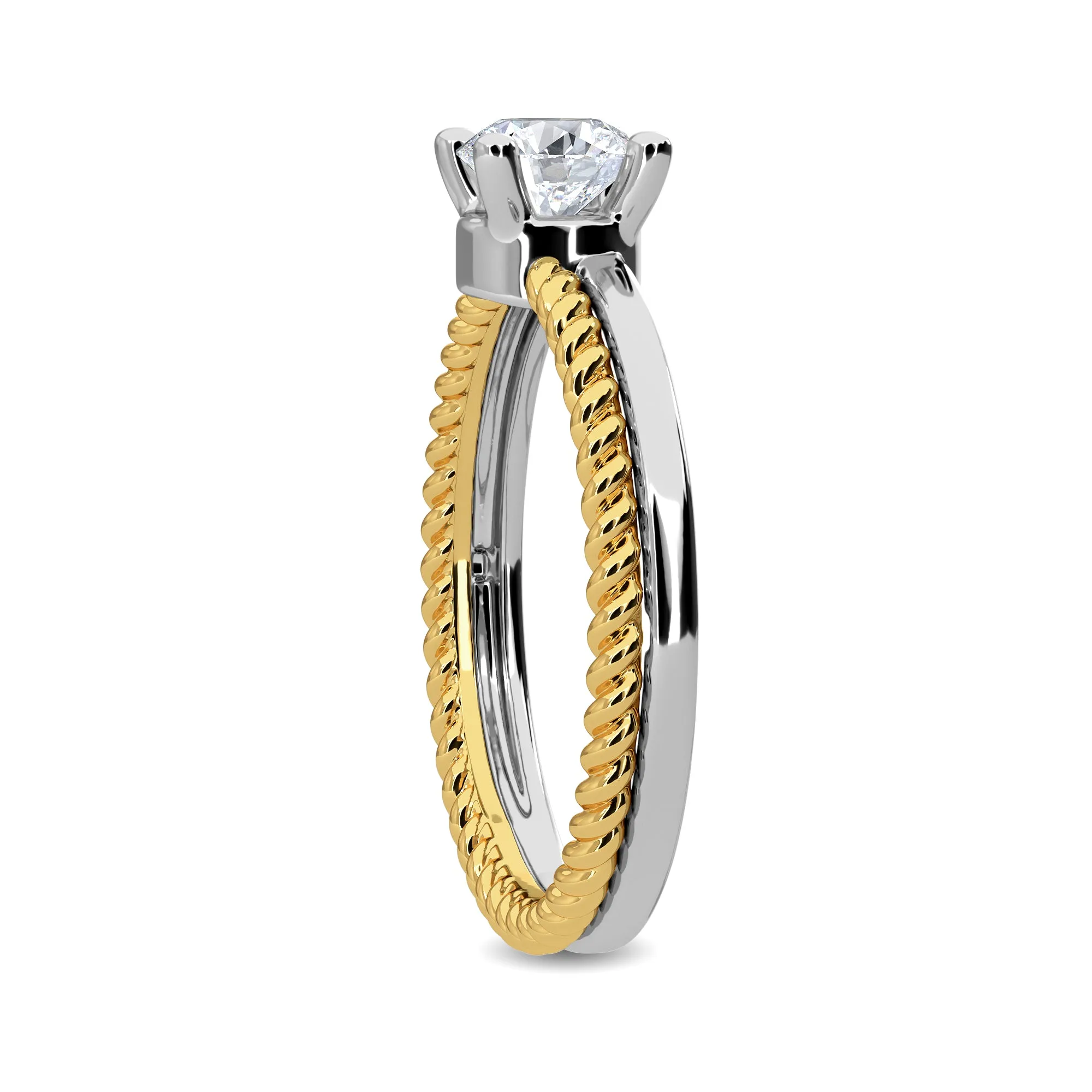 0.50 CT Kader Solitaire Ring