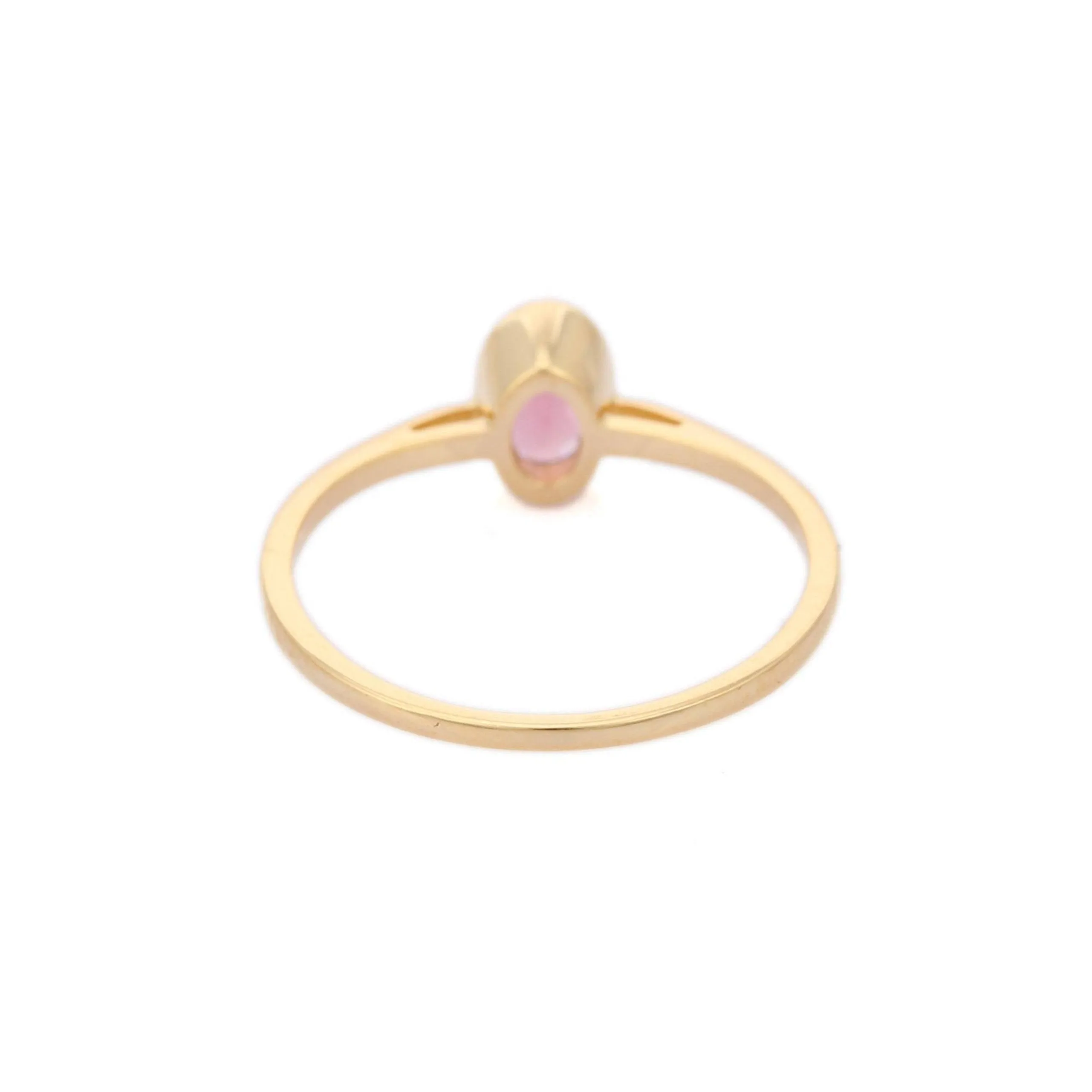 14K Yellow Gold Tourmaline Ring