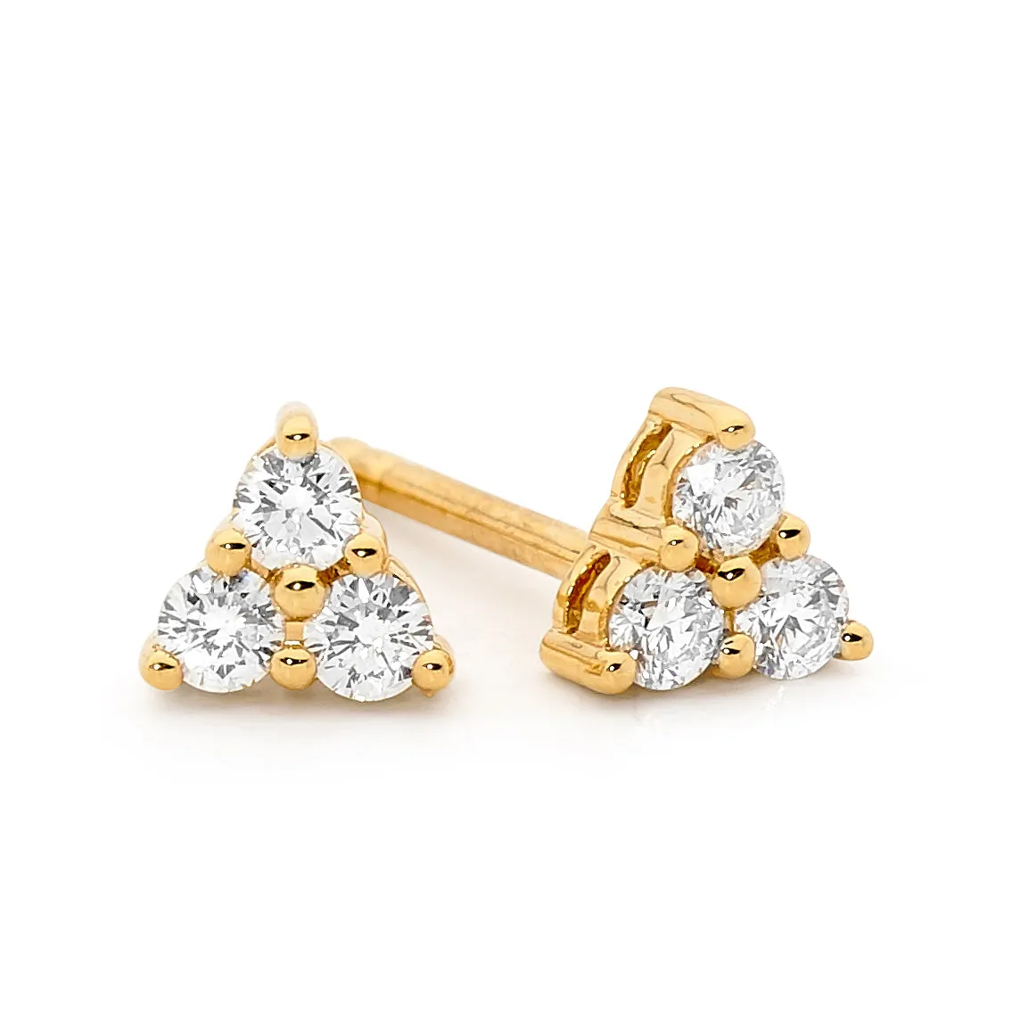 18ct Gold and Diamond Earrings