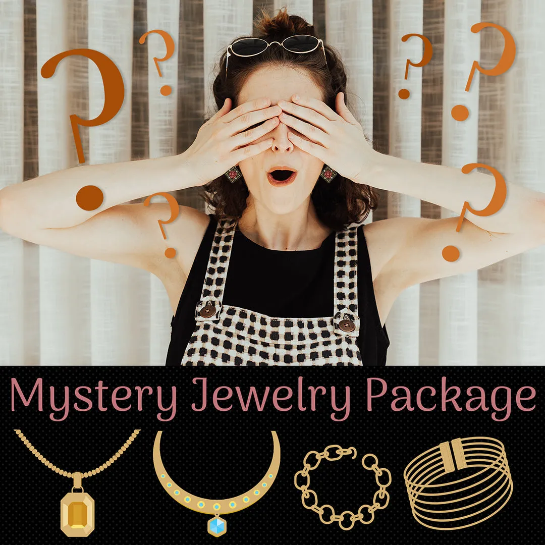 1928 Jewelry $150.00 Value Mystery Jewelry Box Two Necklaces and Two Bracelets