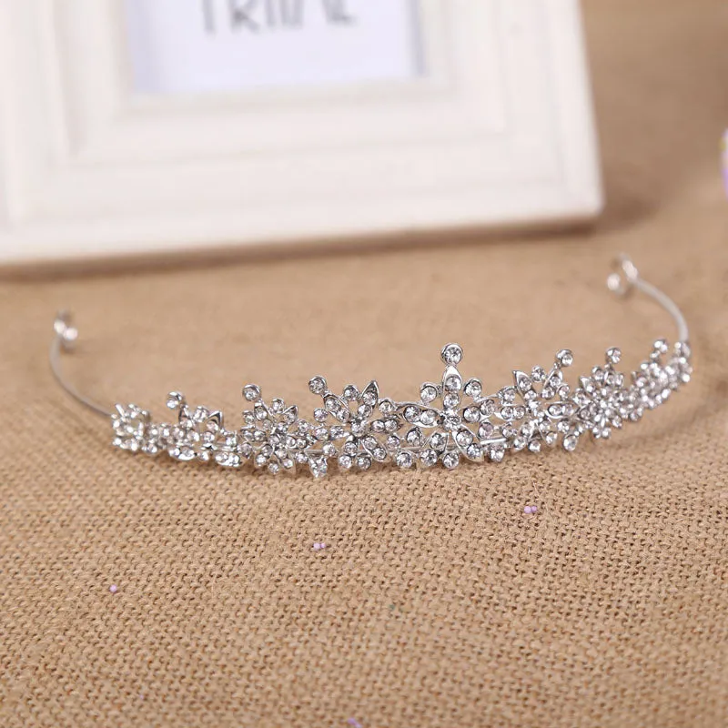 3 Designs Fashion Crystal Wedding Bridal Tiara Crown For Women Prom Diadem Hair Ornaments Wedding Br