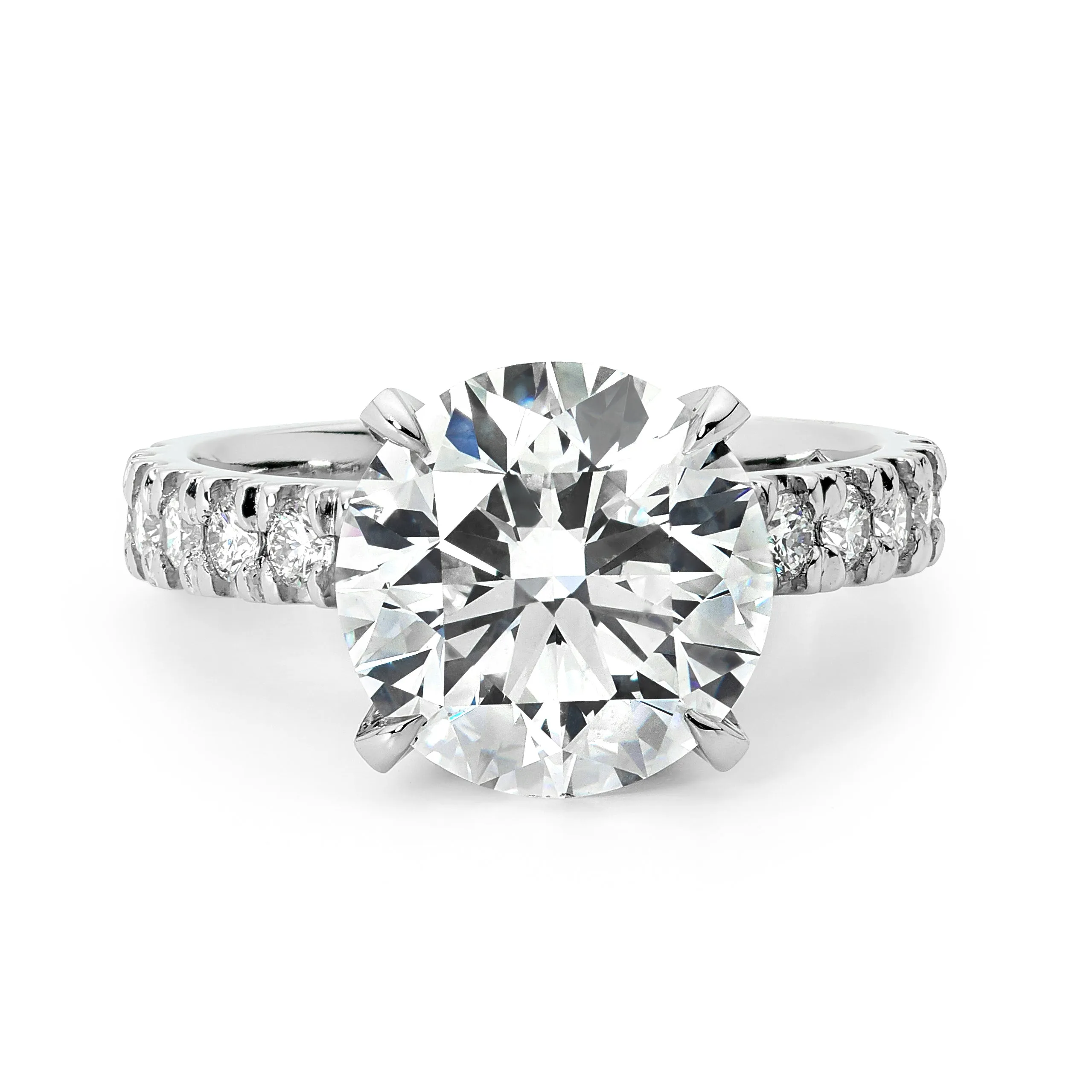 4.06ct Platinum Diamond Ring