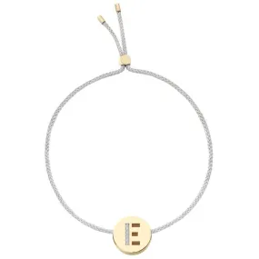 ABC's - E 18K Gold Plated Bracelet