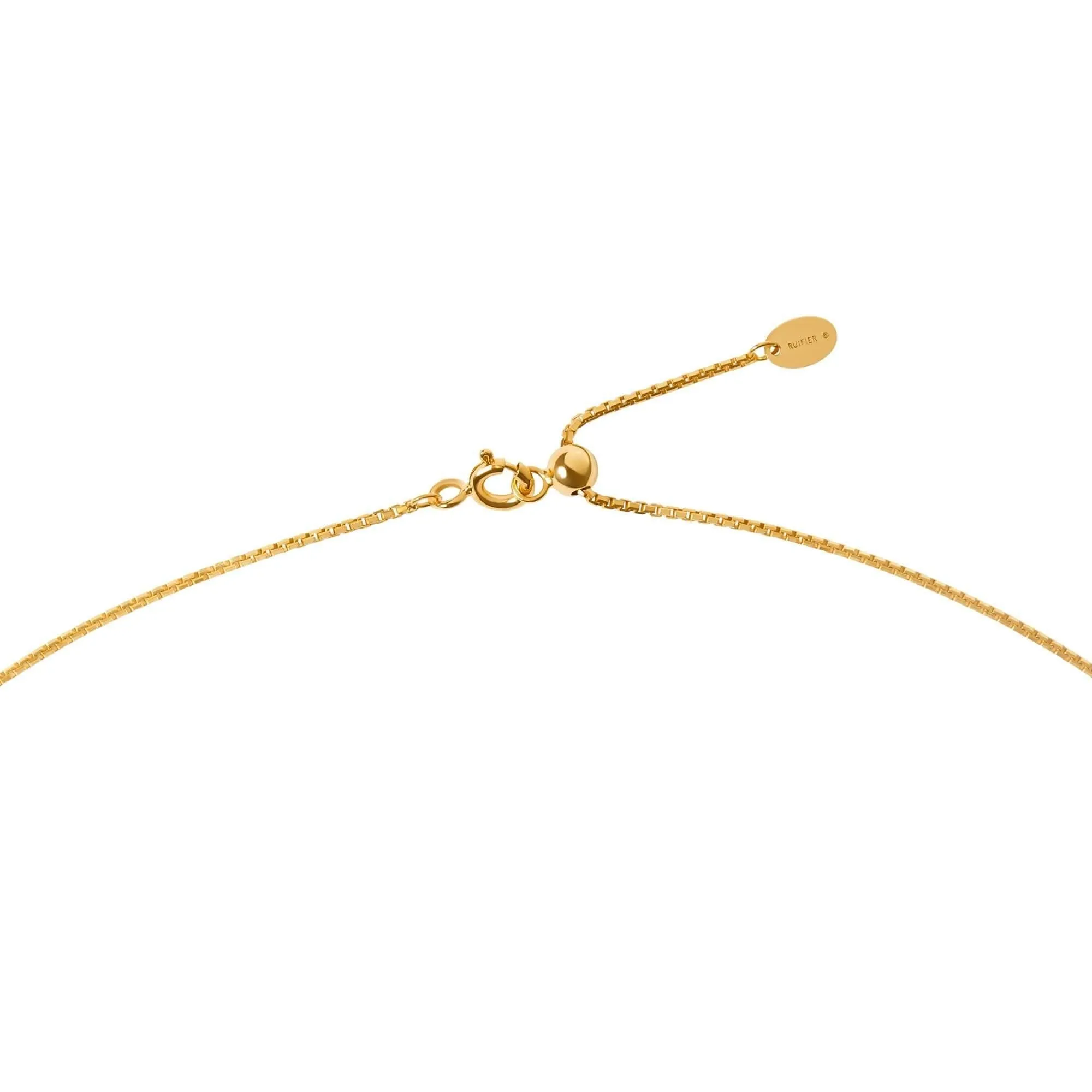 ABC's - H 18K Gold Plated Necklace