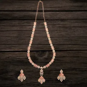 American Diamonds Long Necklace Set By Asp Fashion Jewellery