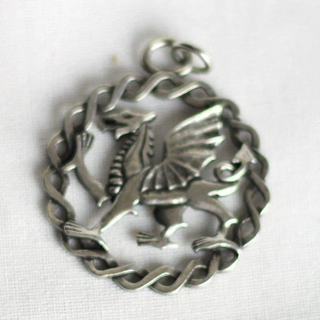 Asgard Welsh Dragon Celtic Pendant