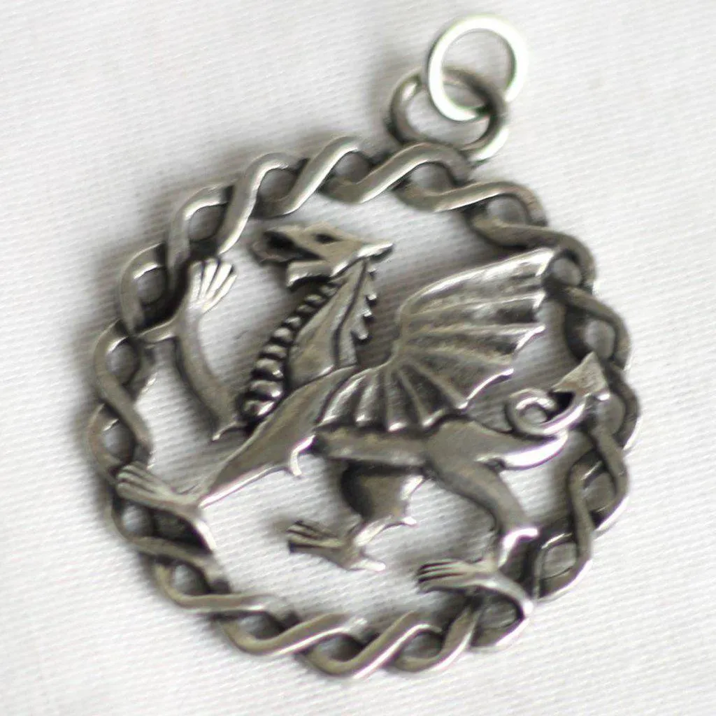 Asgard Welsh Dragon Celtic Pendant