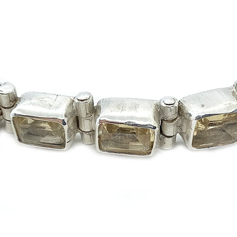 Bini Citrine Silver Bracelet