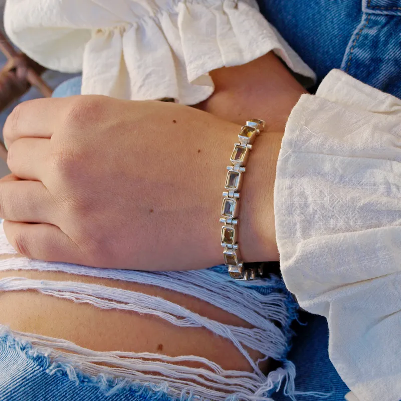 Bini Citrine Silver Bracelet