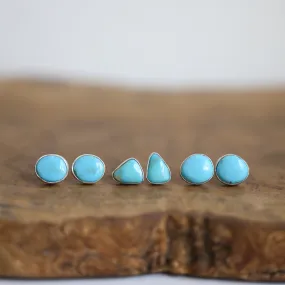 Choose your pair - Campitos Turquoise Posts - American Turquoise Earrings - Turquoise Studs