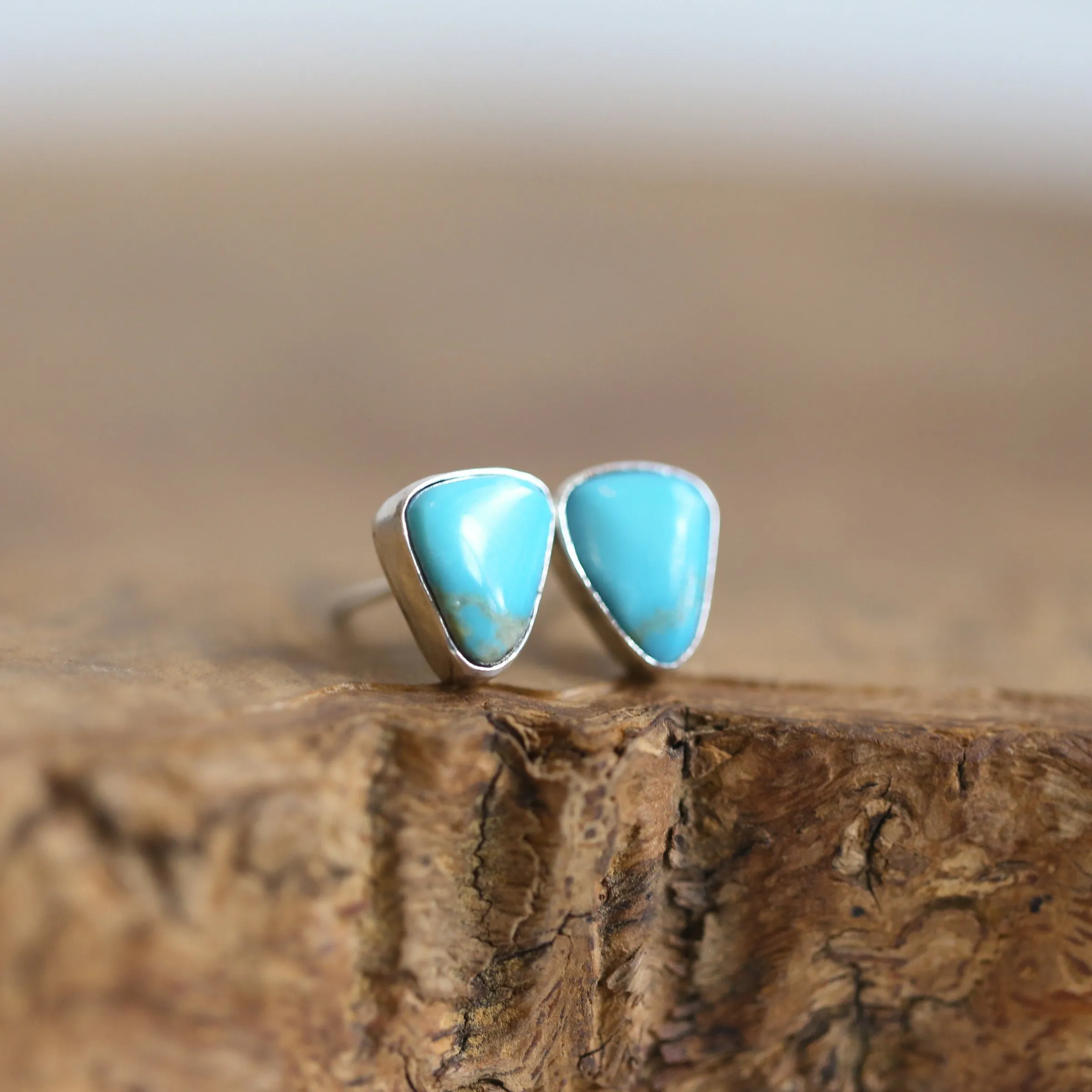 Choose your pair - Campitos Turquoise Posts - American Turquoise Earrings - Turquoise Studs