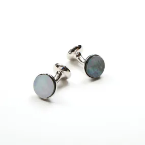 Codis Maya Smokey Mother Of Pearl Bow Cufflinks