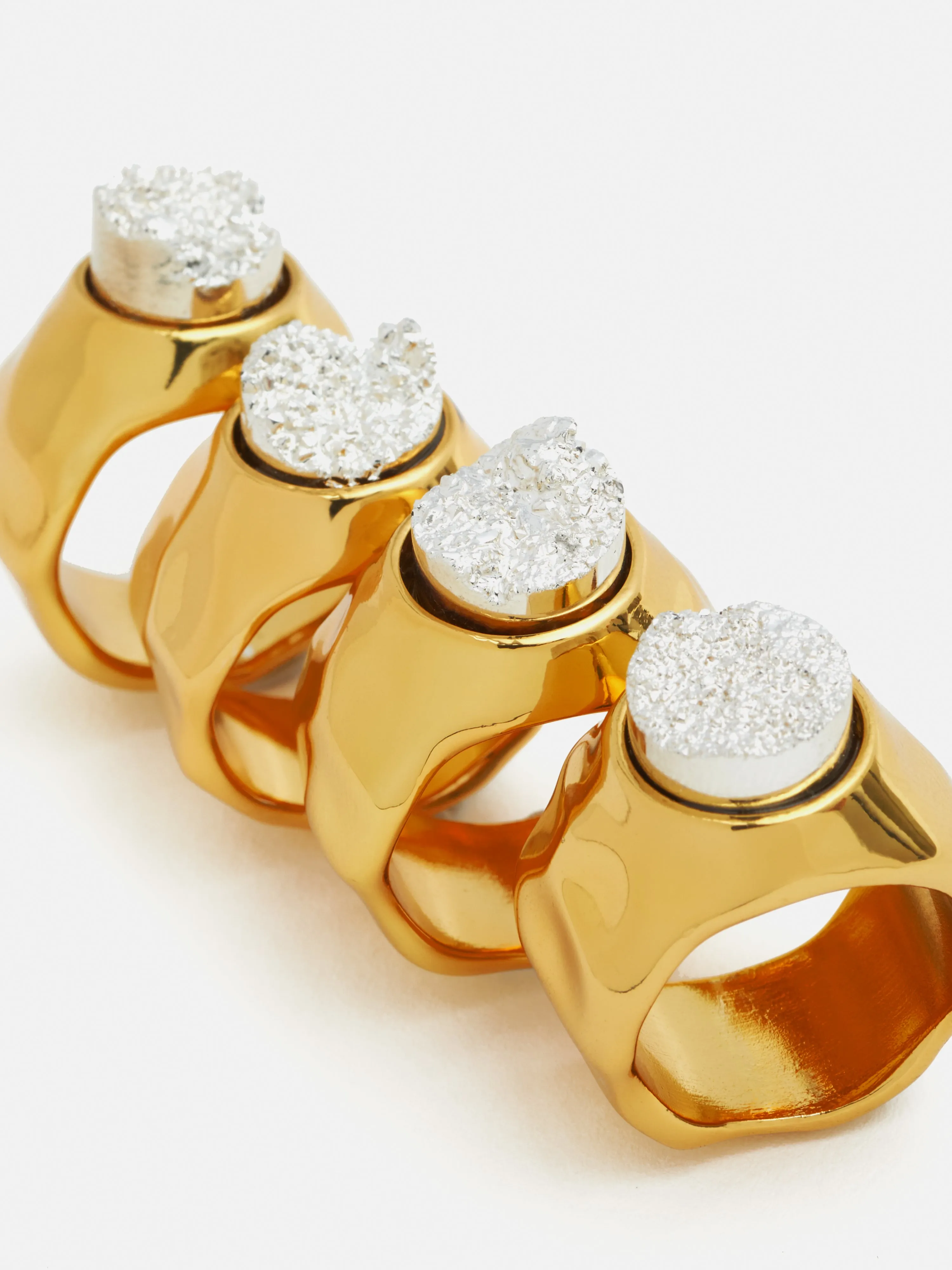 Collagerie Rock Crystal Ring | Gold