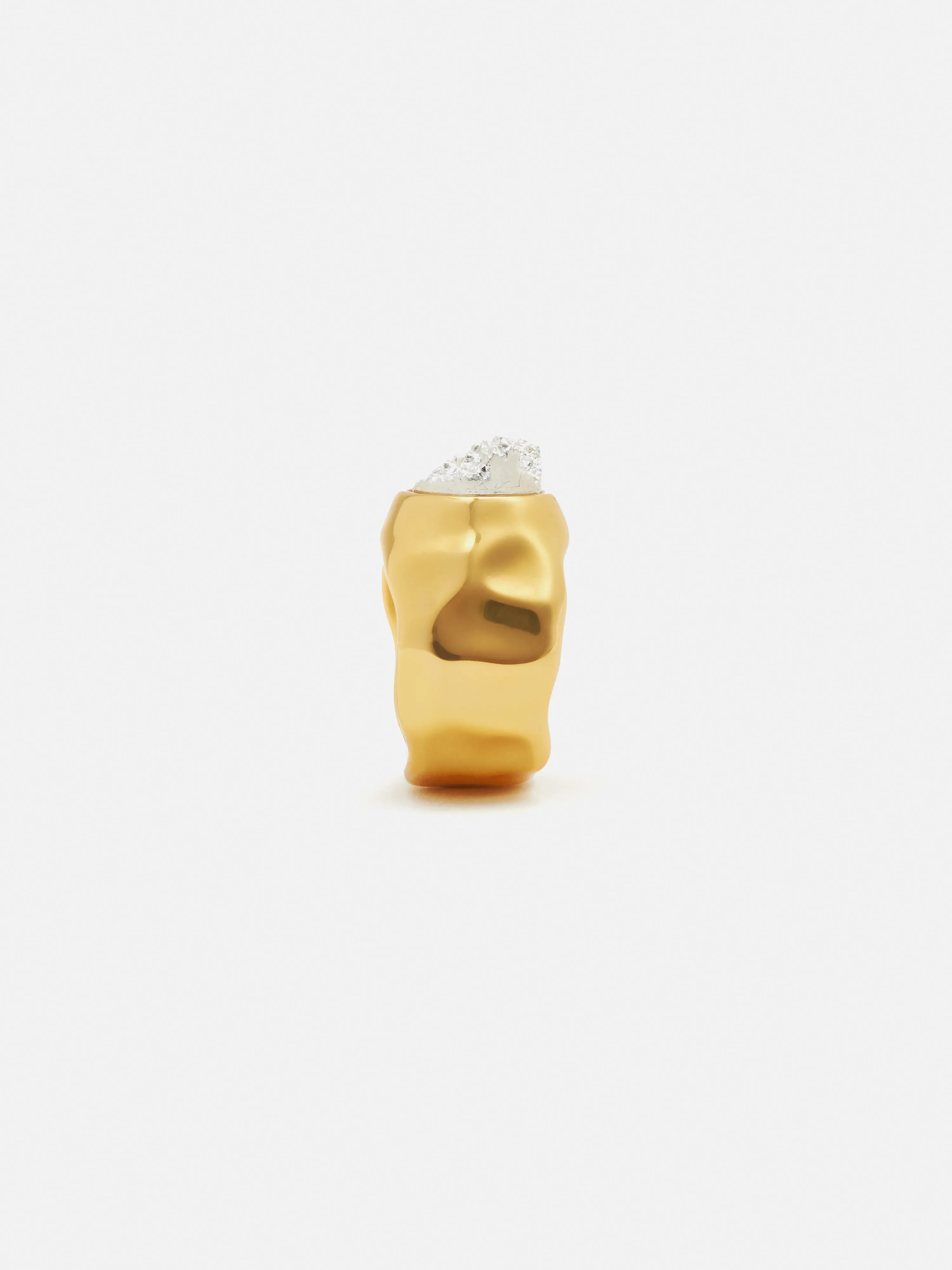 Collagerie Rock Crystal Ring | Gold