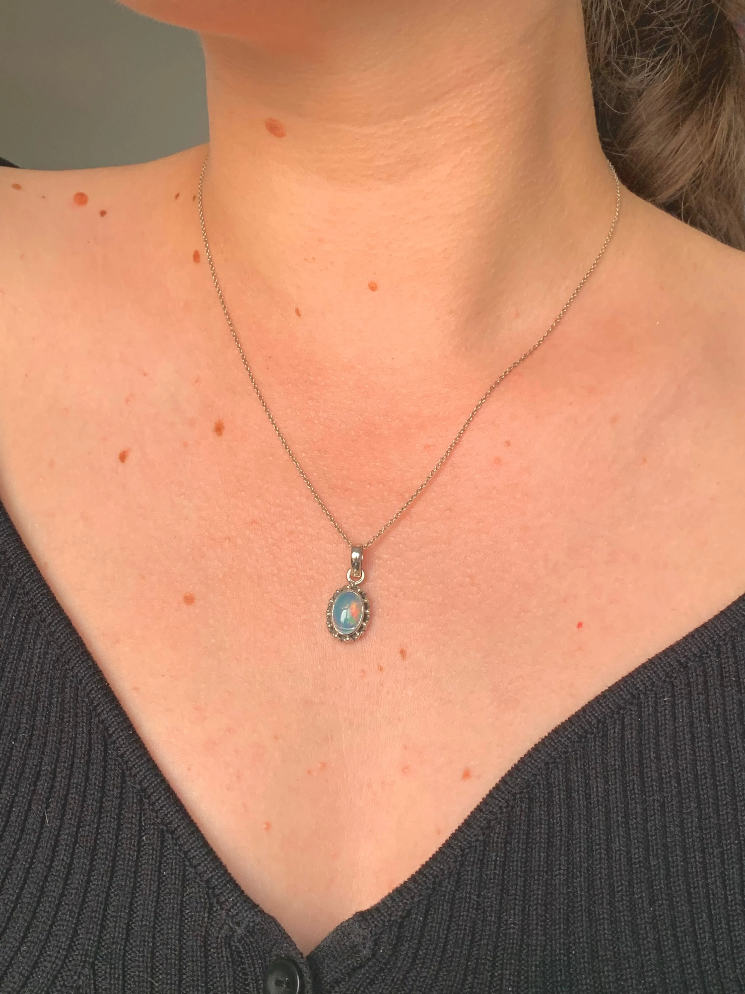 Ethiopian Opal Gala Pendant