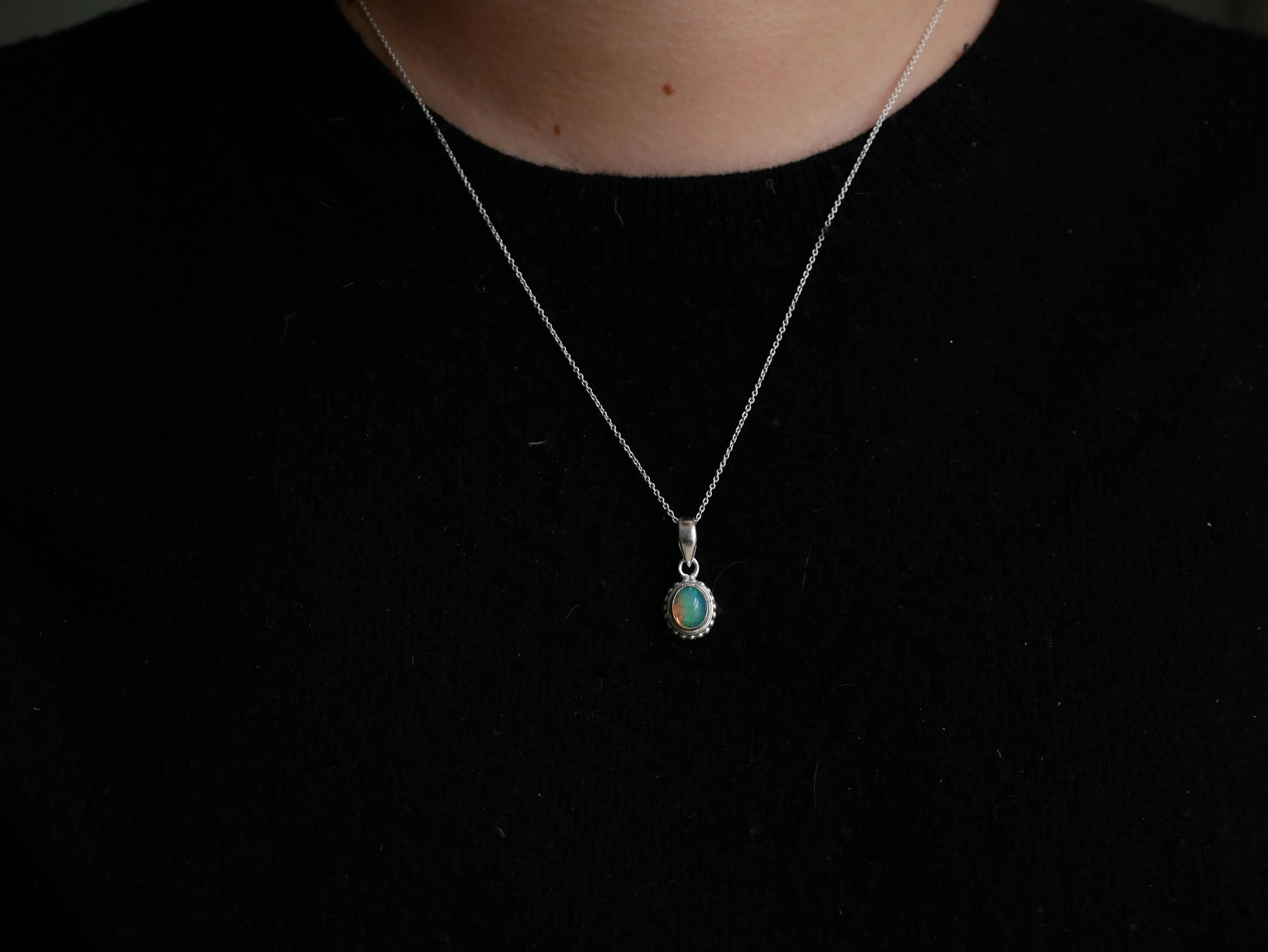 Ethiopian Opal Gala Pendant