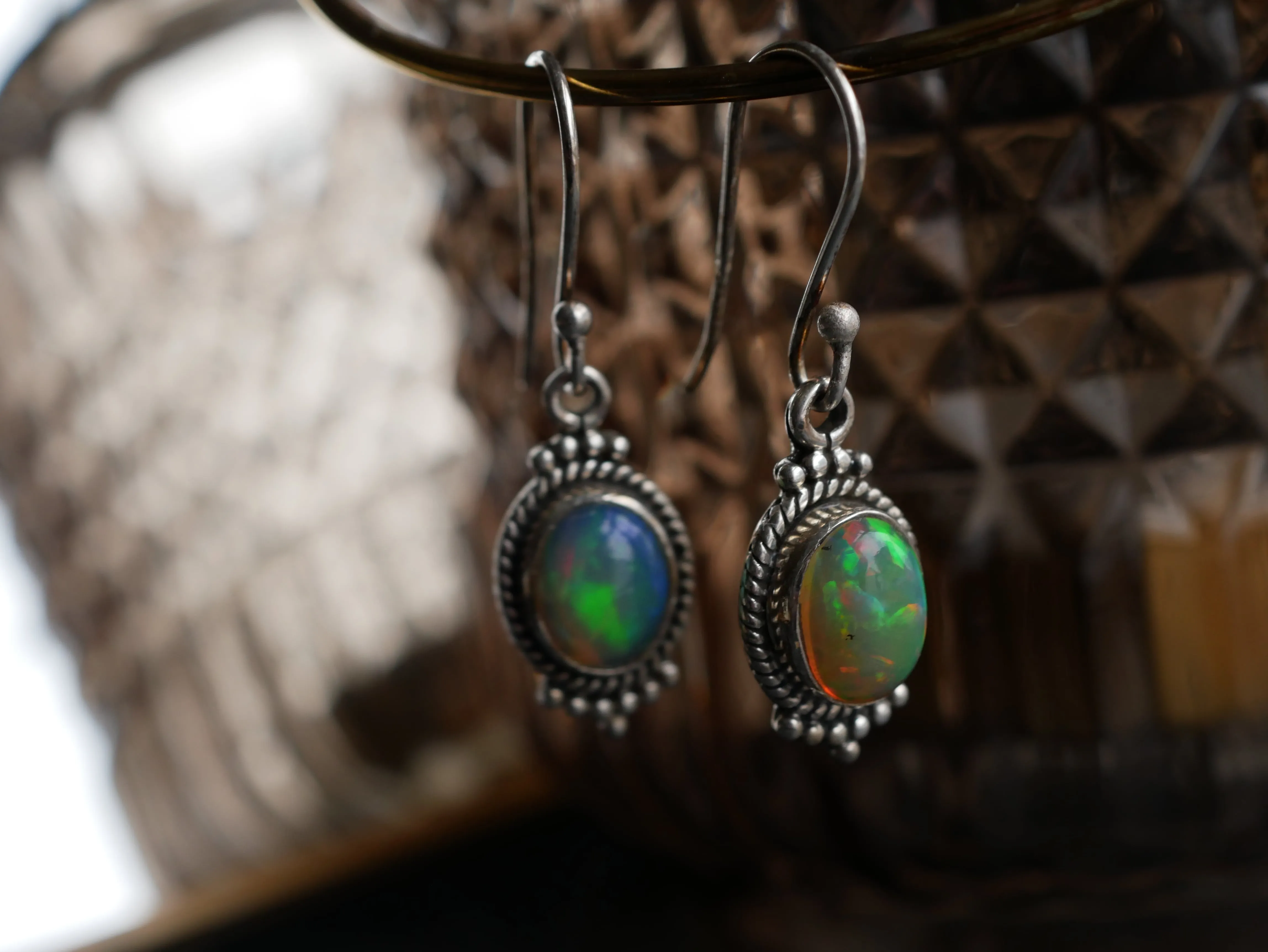 Ethiopian Opal Kaisa Earrings