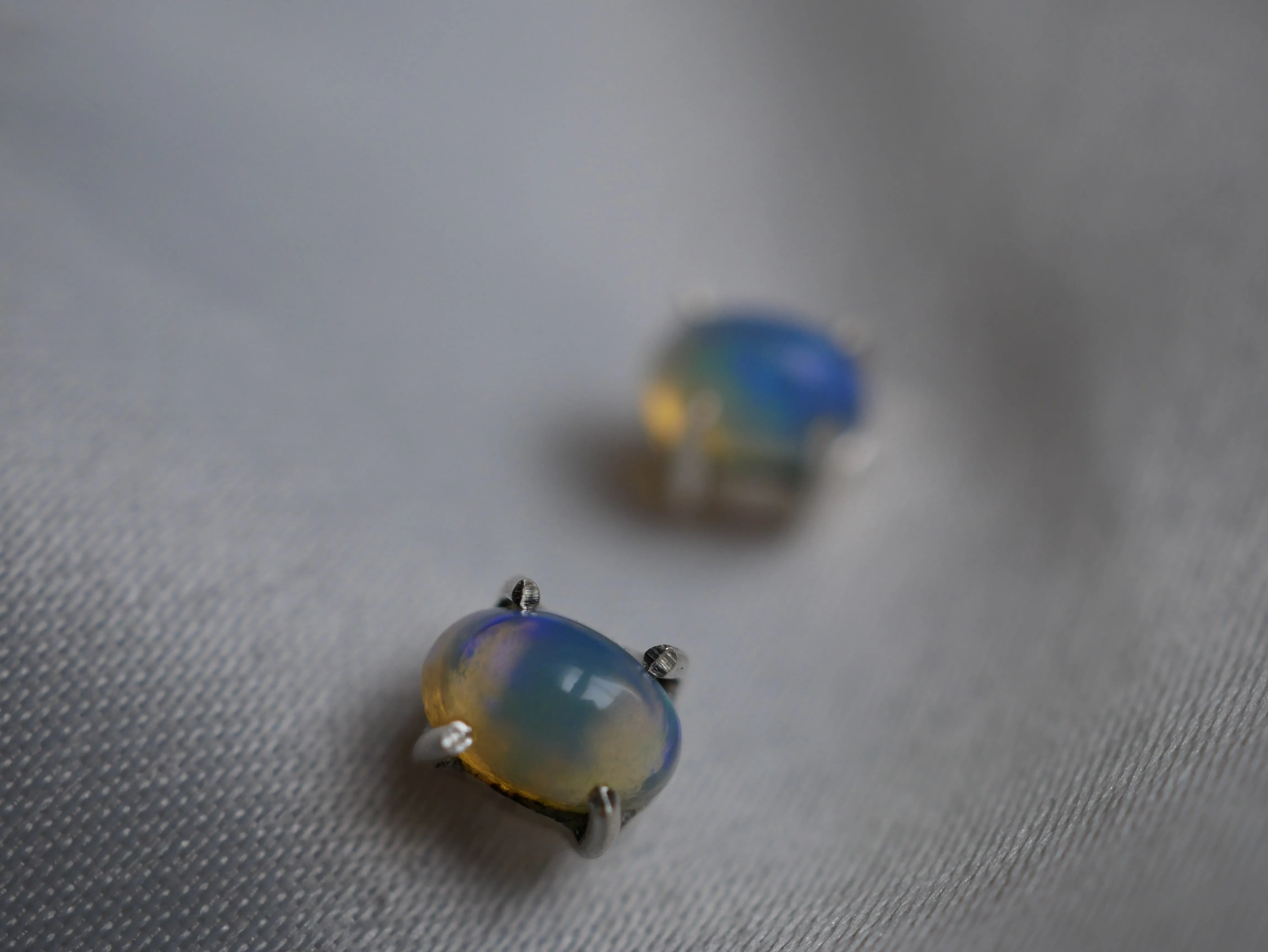 Ethiopian Opal Sanaa Studs