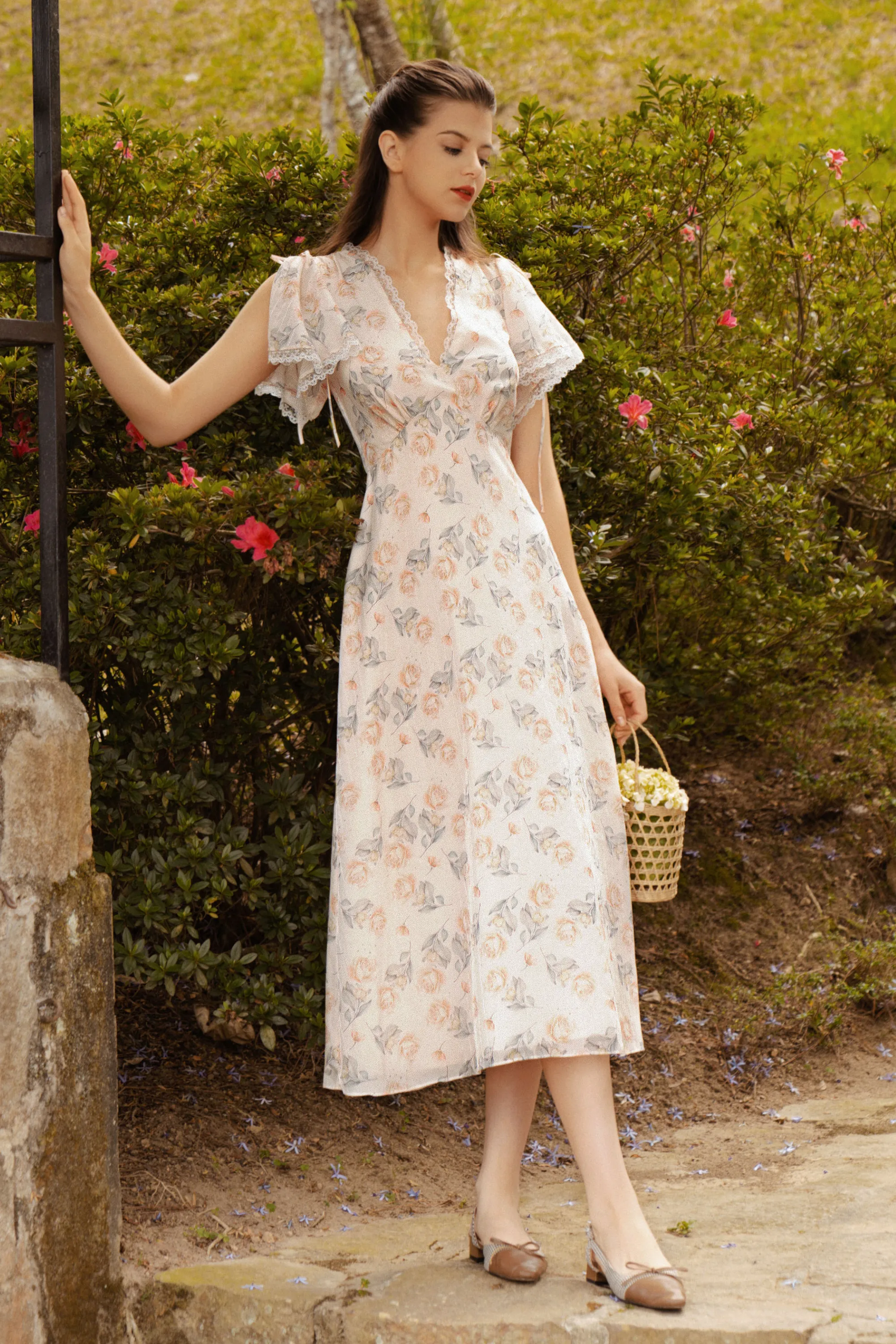 French Countryside Midi Dress