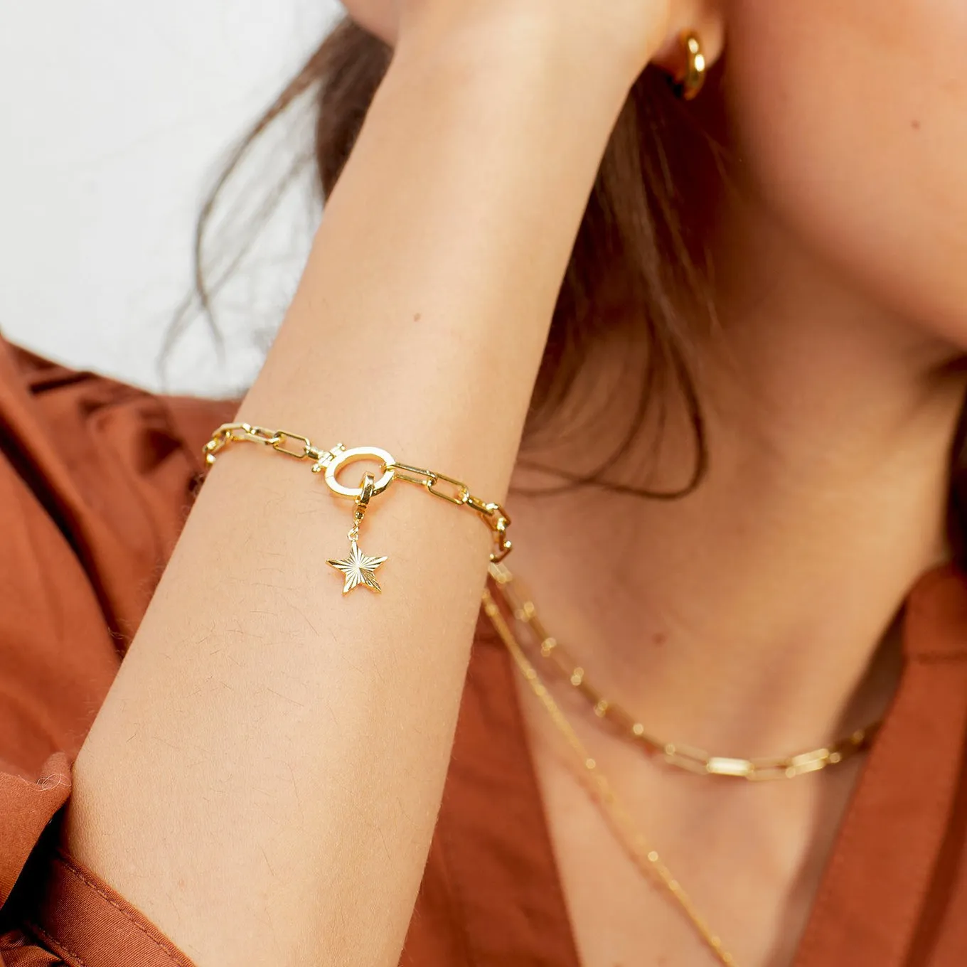 Gorjana Star Parker Charm (gold)