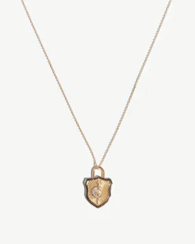 Harris Reed Fine Shield Necklace |