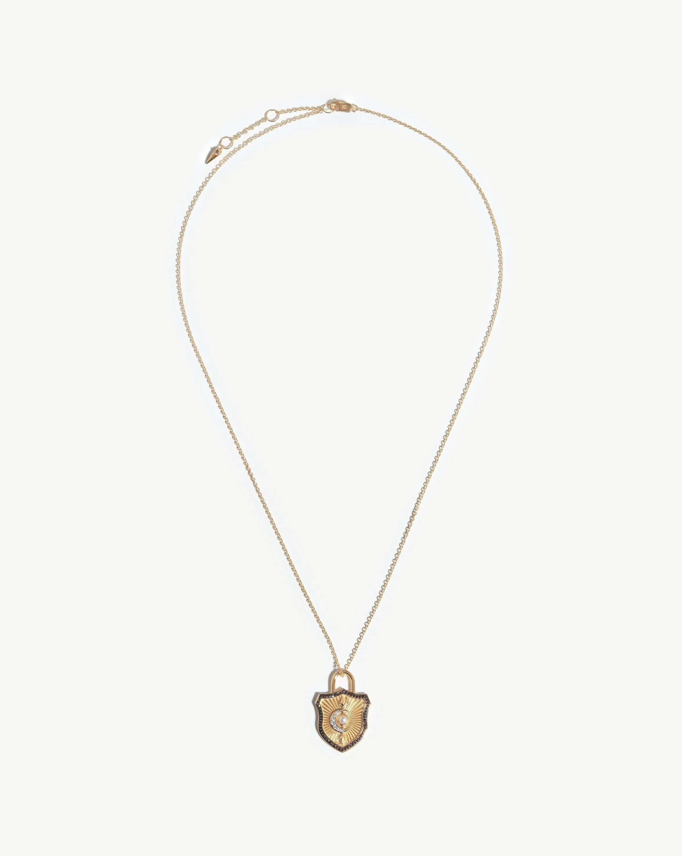 Harris Reed Fine Shield Necklace |