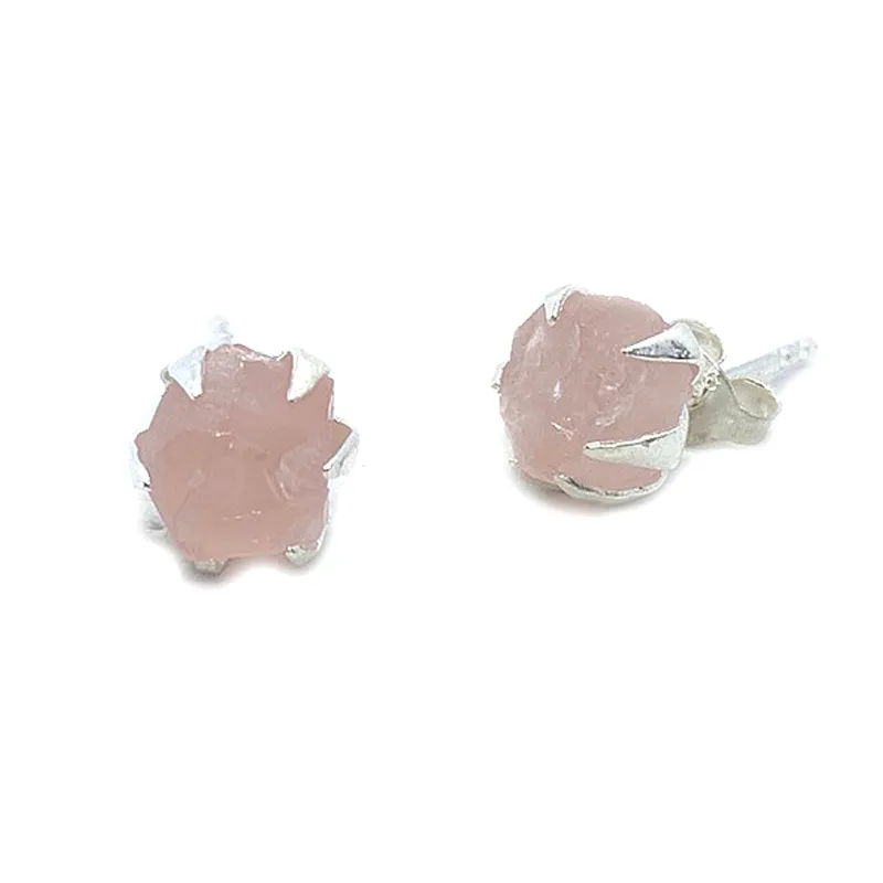 Indie Rose Quartz Boho Earrings