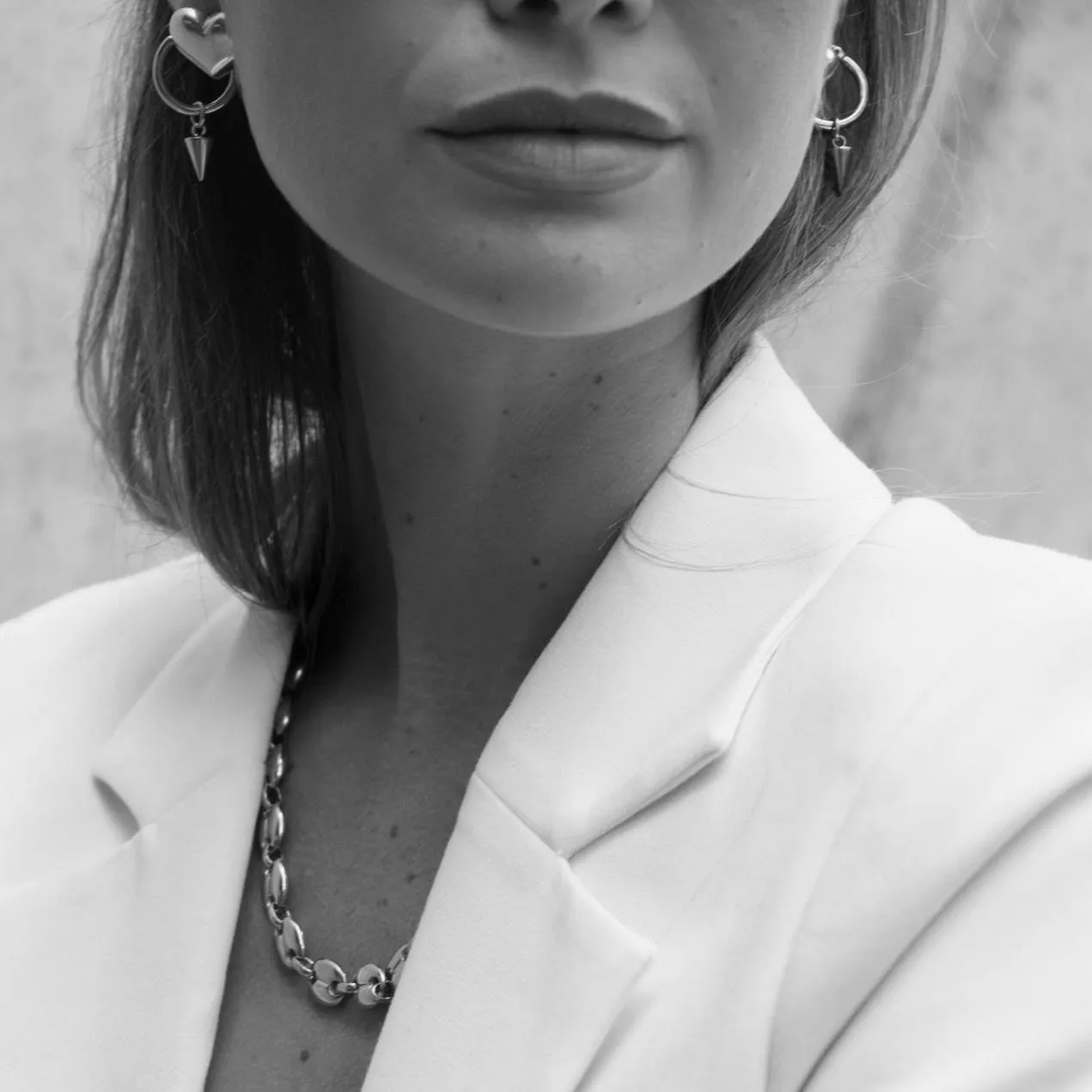 Kate Hoops / Earrings / Silver