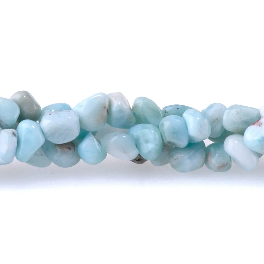 Larimar 3x5mm Pebble - 15-16 Inch