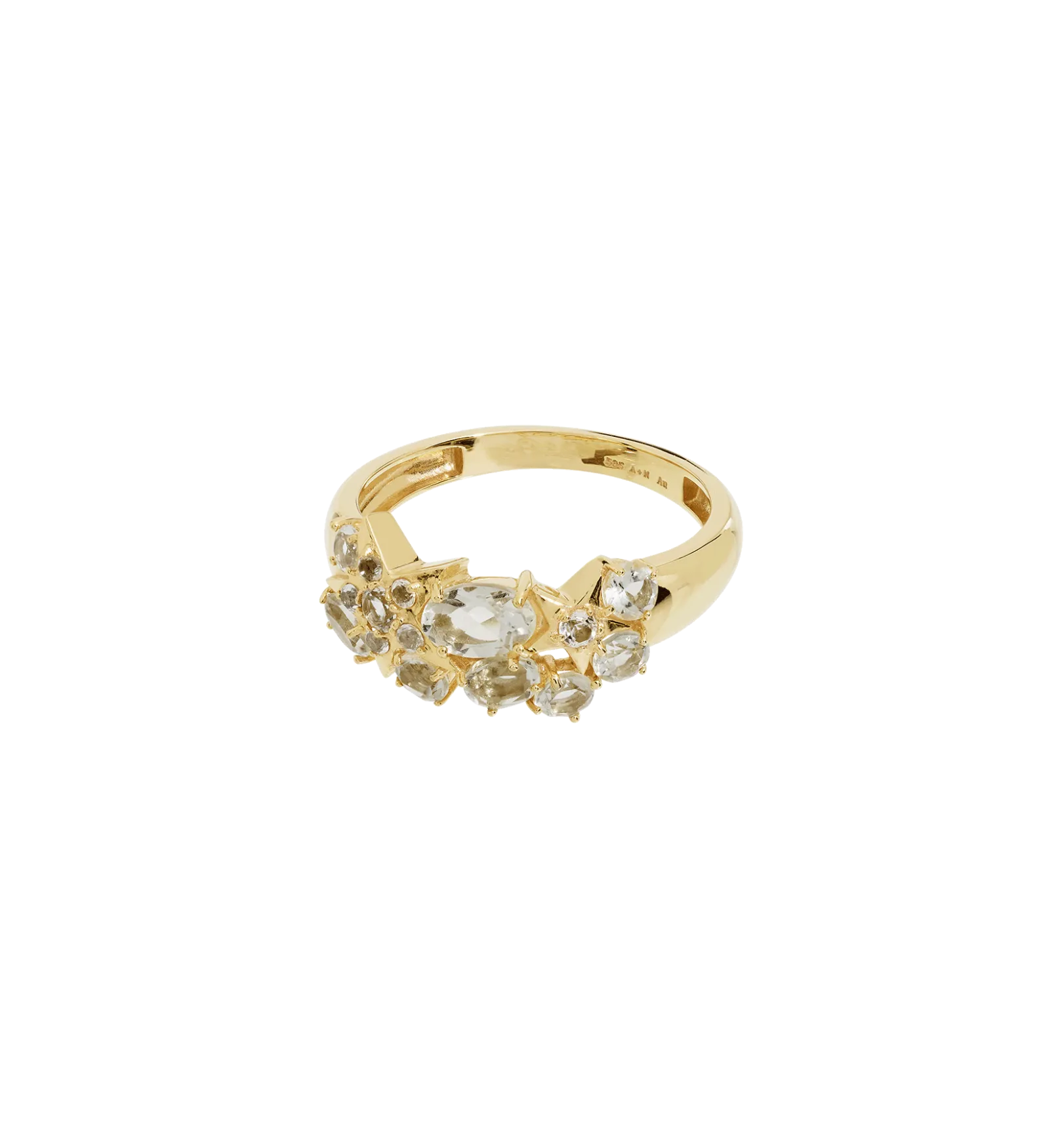 Meteoric Shower Ring 14K