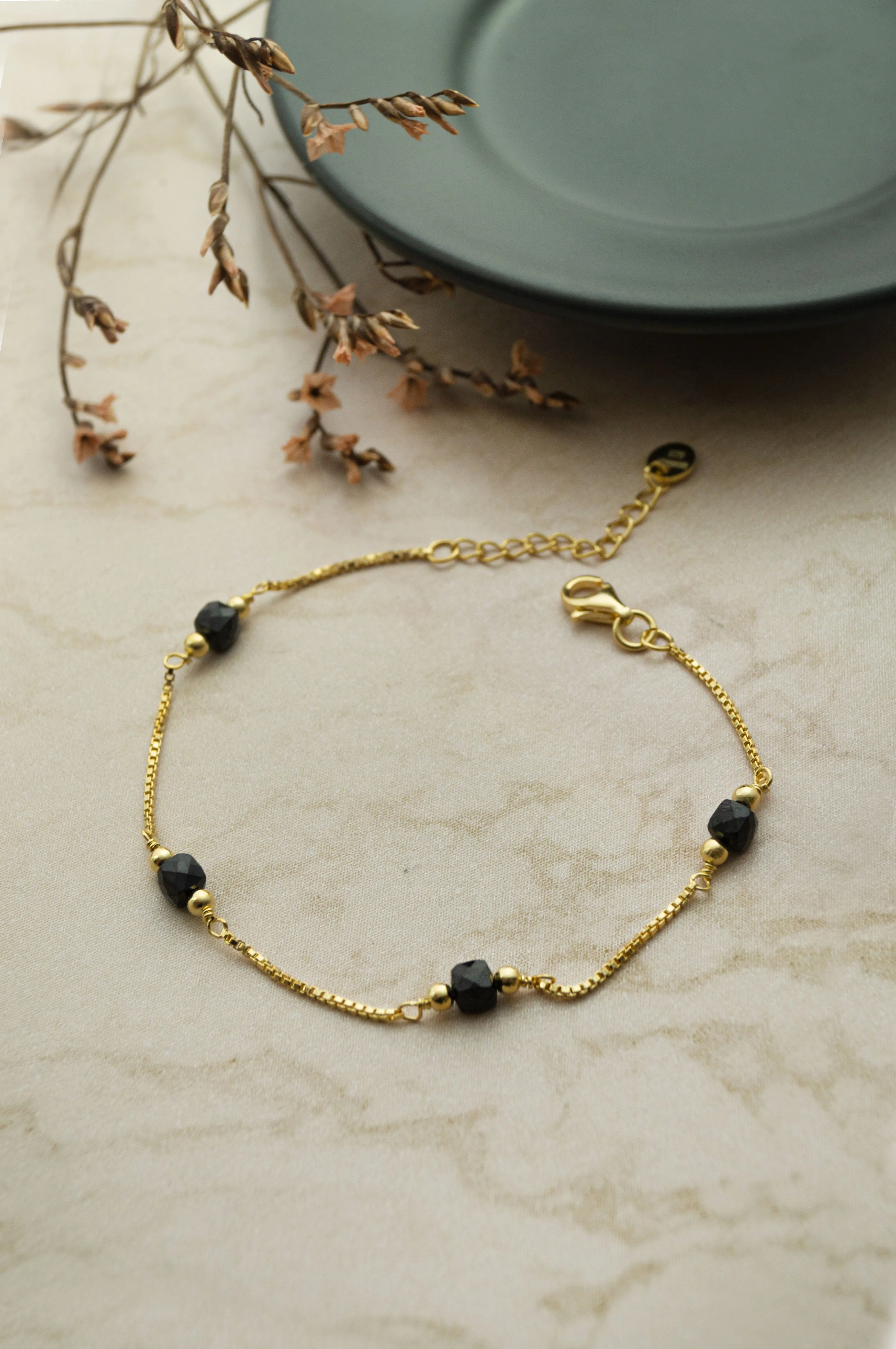 Minimal Traditions Gold Plated Sterling Silver Mangalsutra Bracelet