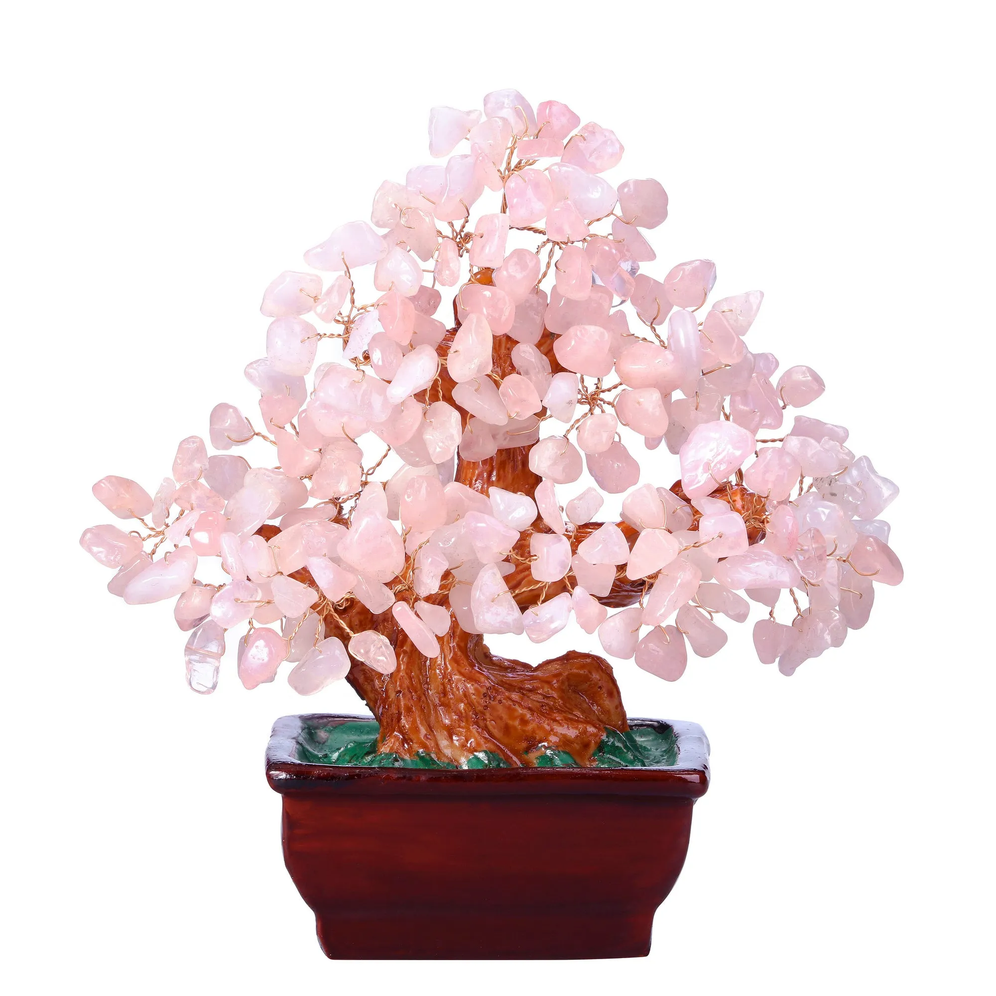 Natural Crystals Money Tree Feng Shui Ornament 6.3'' | Jovivi