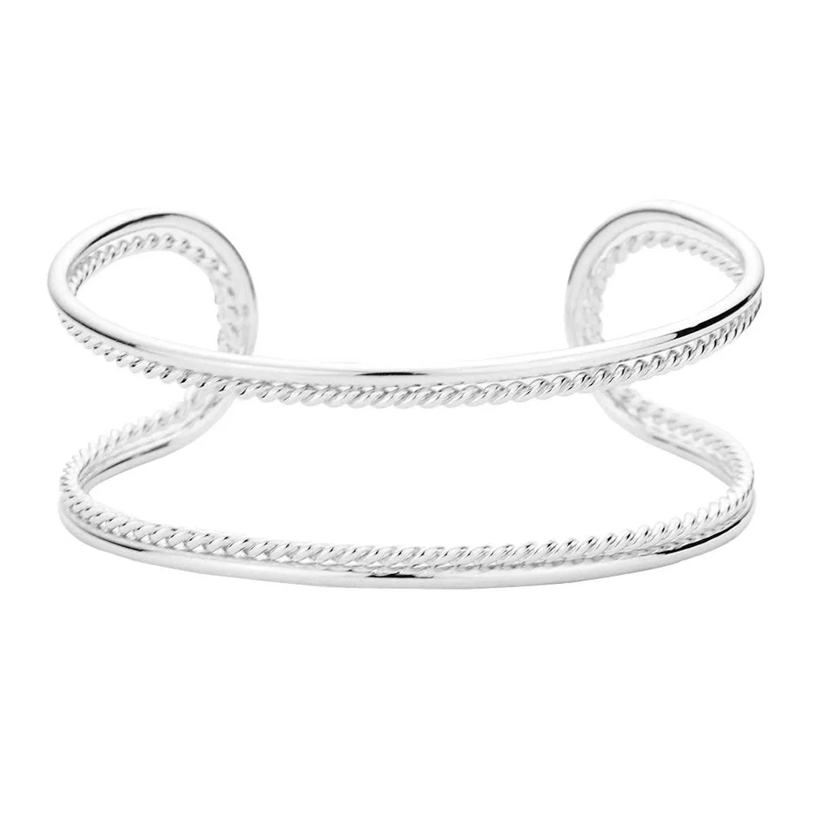 Open Metal Cuff Bracelet