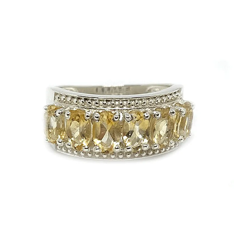 Pampa Citrine Gemstone Ring