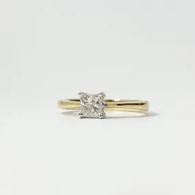 Princess Cut Solitaire Diamond Ring