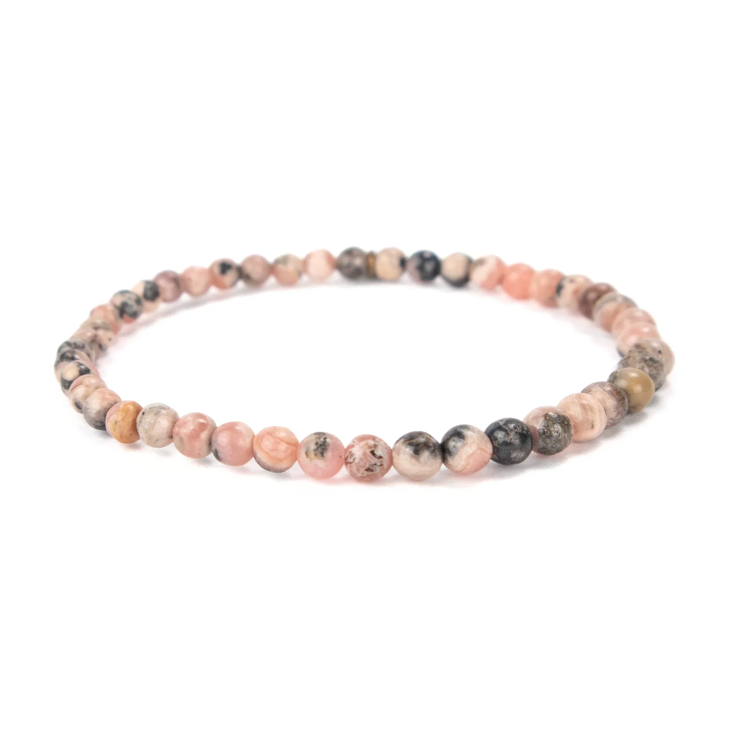 Rhodochrosite Mini Gemstone Bracelet