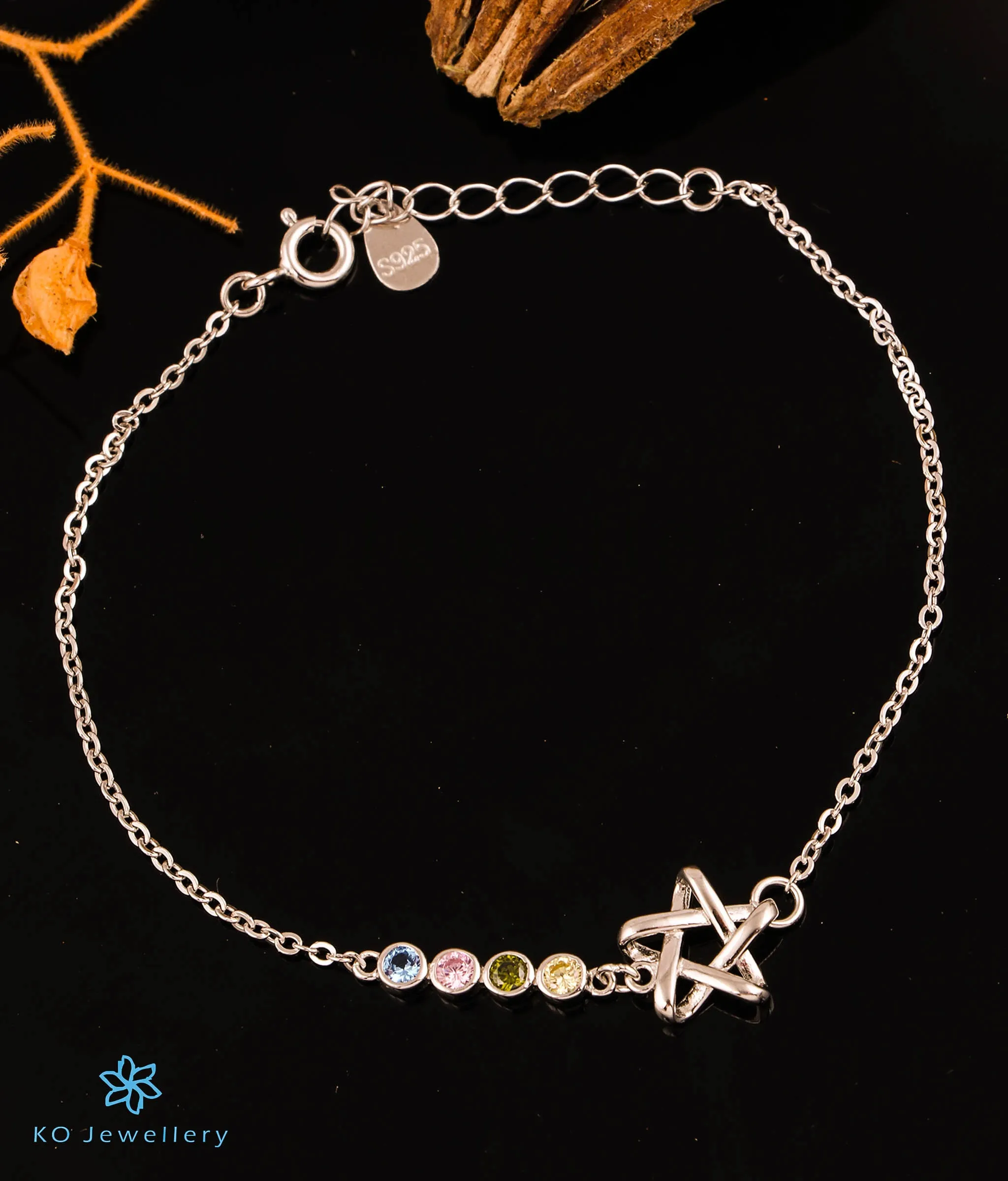 The Anchored Silver Bracelet