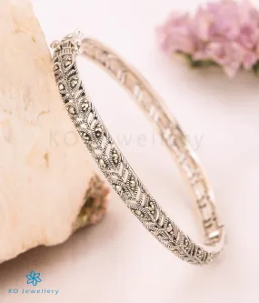 The Ella Silver Marcasite Bracelet (Size 2.4)