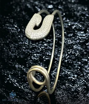 The Pin-me Silver Open Bracelet