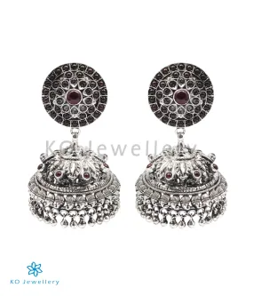 The Sarisha Silver Jhumka