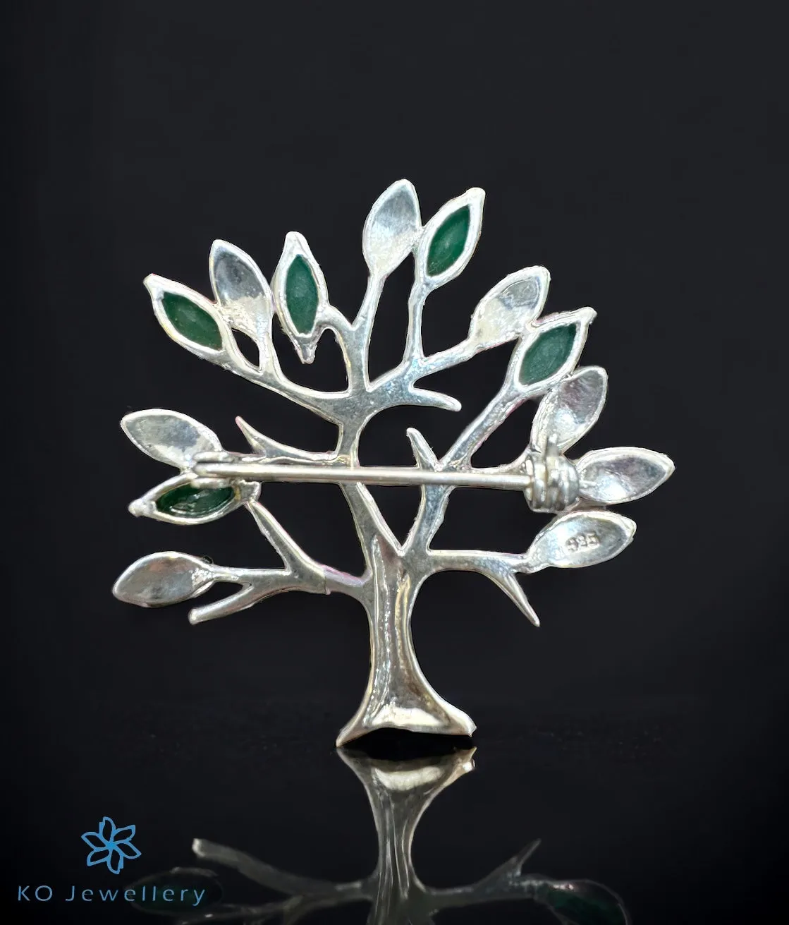 The Tree Marcasite Silver Brooch