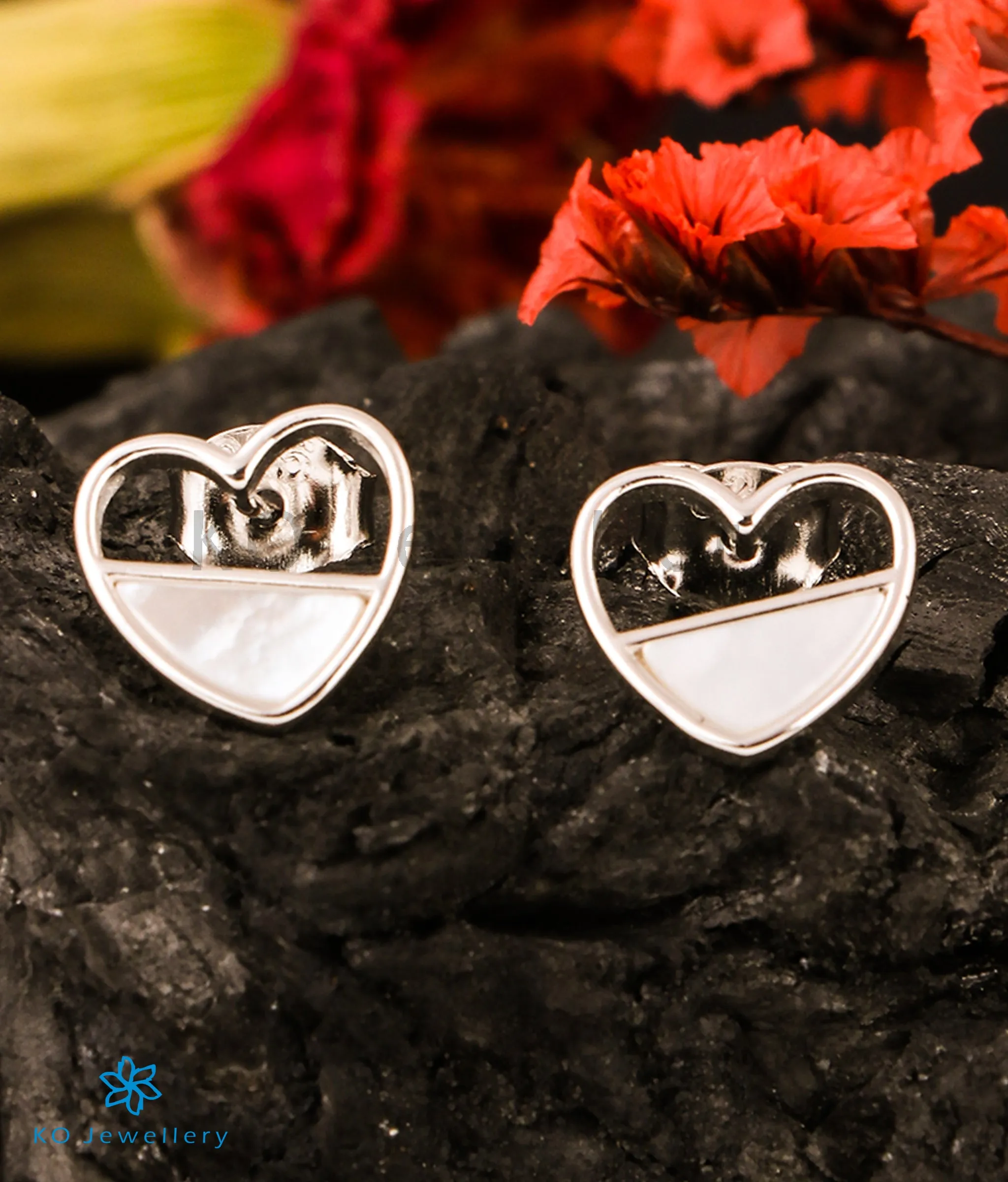 The True Heart Silver Earrings