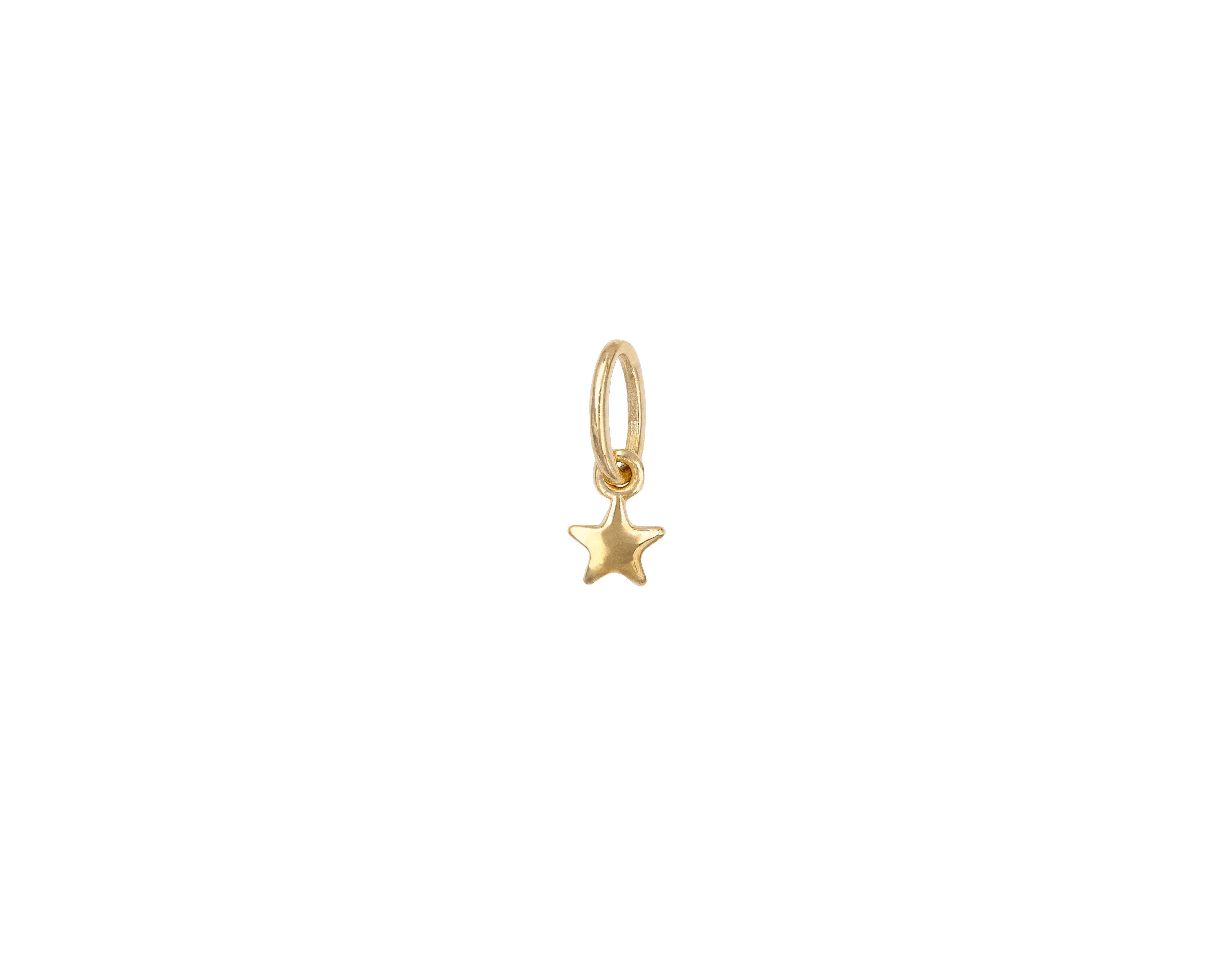 Tiny Puffy Star Charm