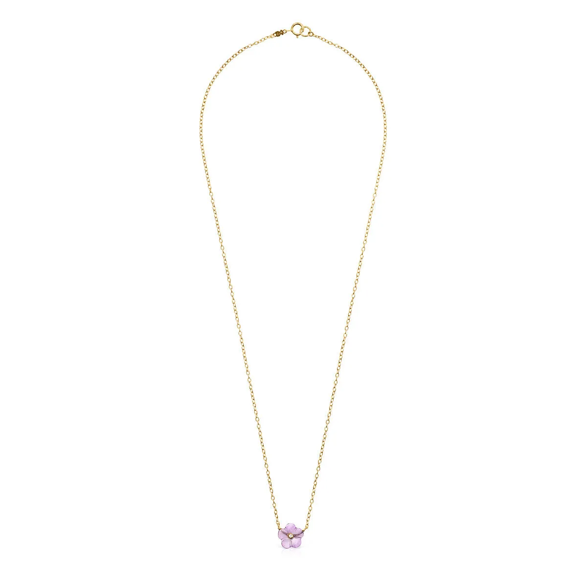 Tous Vita Necklace in Gold with Amethyst and Diamond 918532030