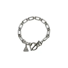 Von Treskow Alternating Link Silver Belcher Bracelet